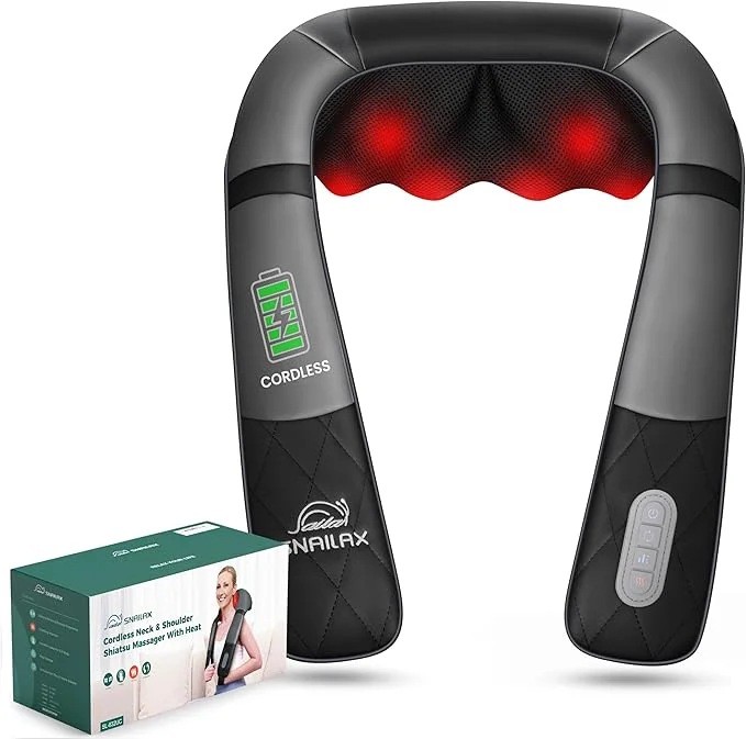 Classic Snailax Rechargeable Neck Massager Modern