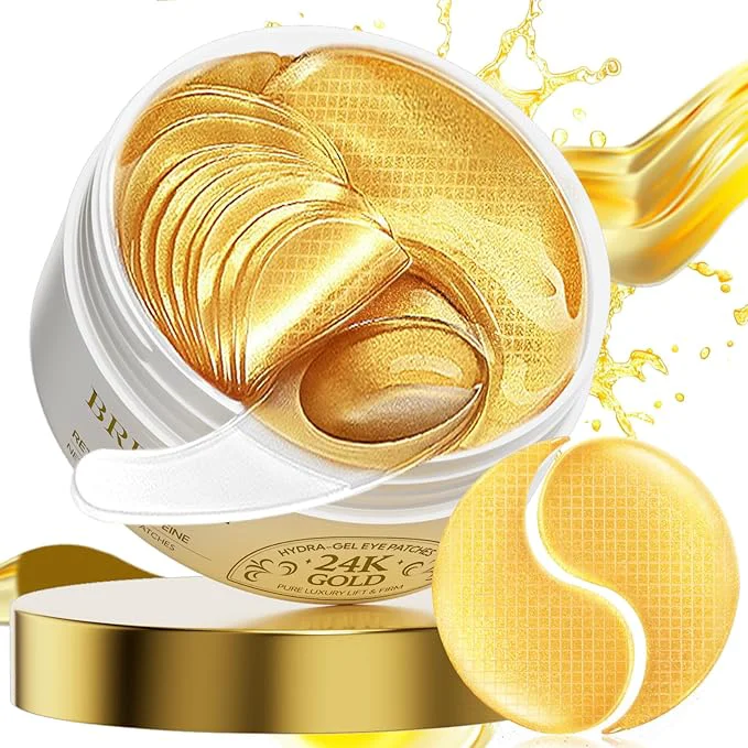 Breathable BREYLEE 24K Gold Eye Masks Exclusive