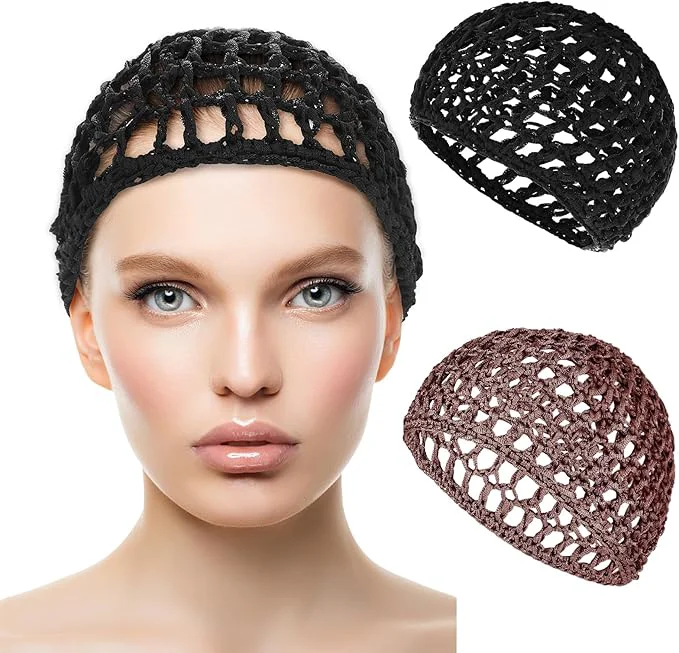 Exceptional WLLHYF Wig Cap Thick Long Hair Caps Adjustable Net Mesh Braided Weaving Making Green