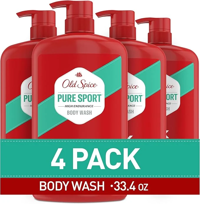 Elegant Old Spice Refreshing Body Wash for Men High Endurance 3X Defense 24 7 Shower Secure