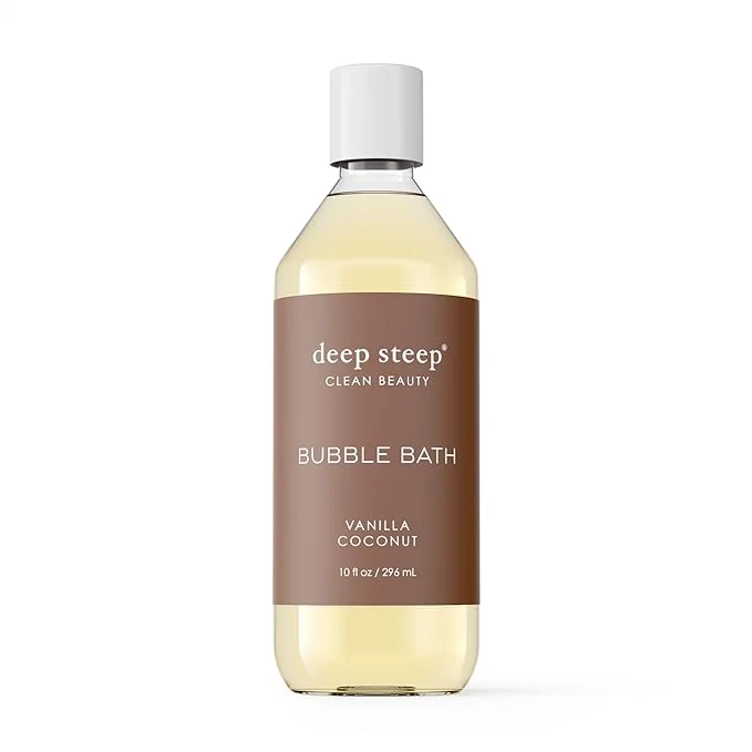 Reusable Deep Steep Bubble Bath Vanilla Coconut 10 oz – Soothing Soak Crafted