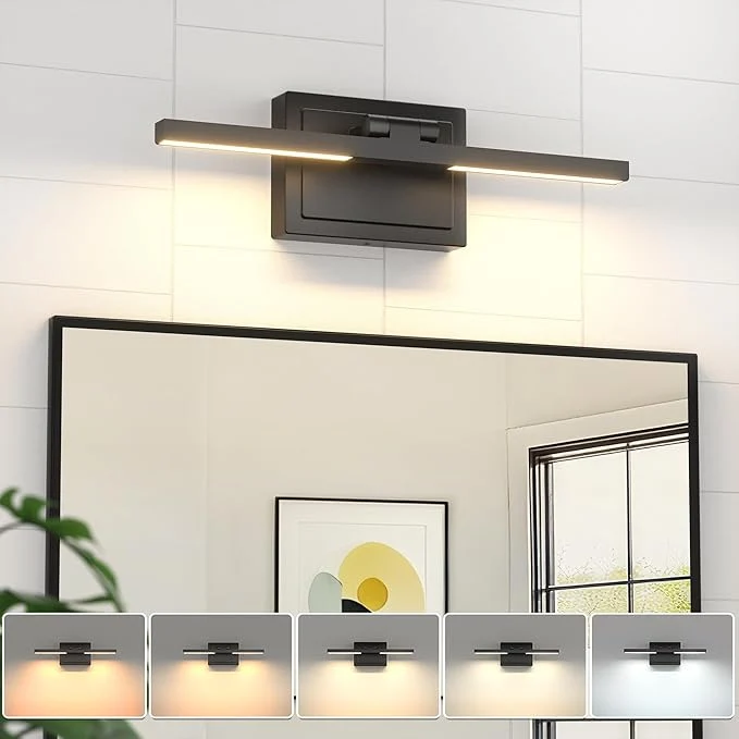 Sustainable VOLISUN Bathroom Vanity Light 15.7 inch 5CCT Dimmable 20W LED Bathroom Light Dependable