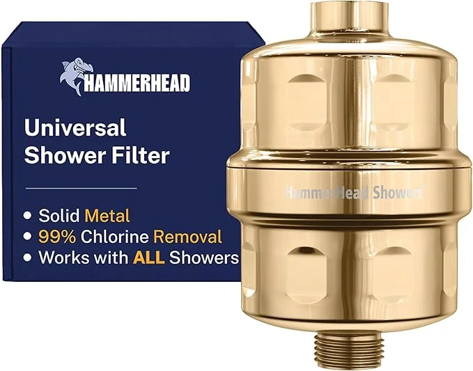 Pure HammerHead Showers® Solid Metal Shower Head Filter – KDF 55 Shower Filter Versatile