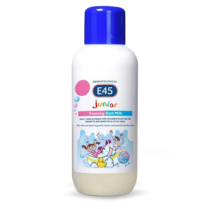 Elite E45 Junior Foaming Bath Milk 500ml Carefully Designed
