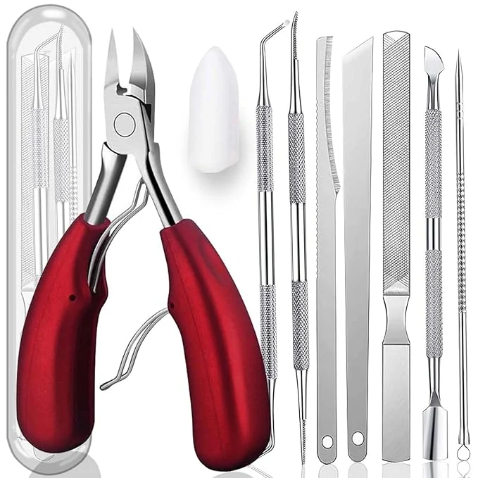 Contemporary 10PCS Toenail Clippers Tool Ingrown toenail Tool Professional Thick Ingrown Traditional