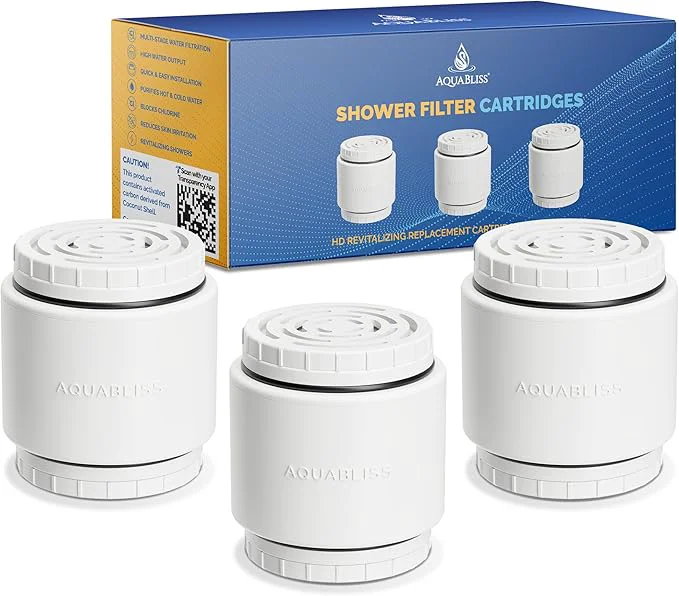 Effective AquaBliss HD Revitalizing Shower Filter Cartridge Flexible