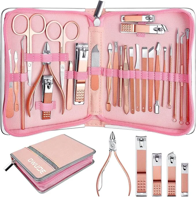 Exceptional Manicure Set ewi 26PCS Professional Pedicure Kit Stainless Steel Nail Practical