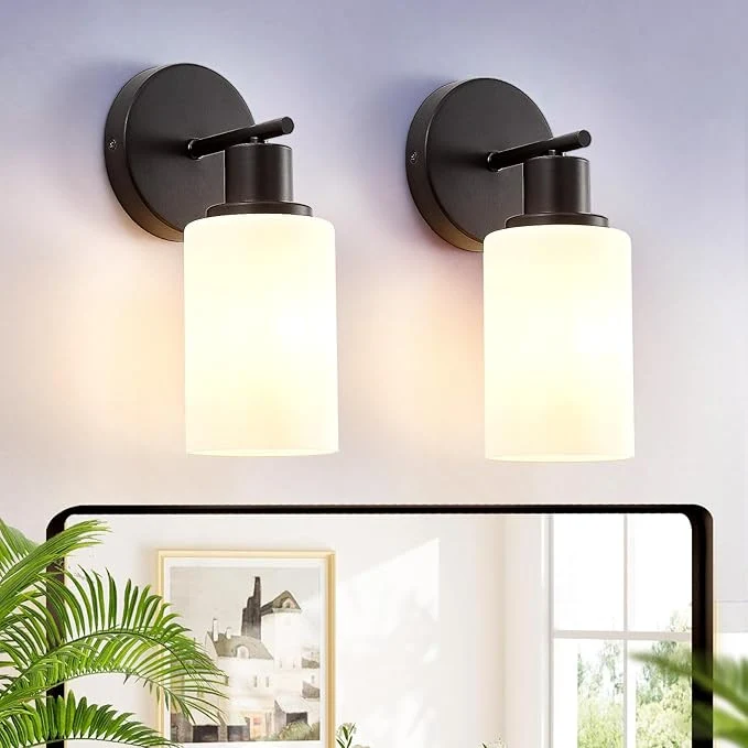 Original DLLT Wall Sconces Set of Two Modern Bathroom Vanity Light Fixtures Traditional