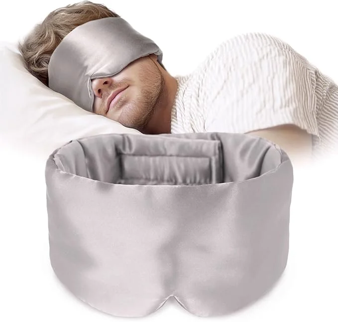 Trendy Silk Sleep Mask Soft Pressureless Mulberry Silk Premium Material