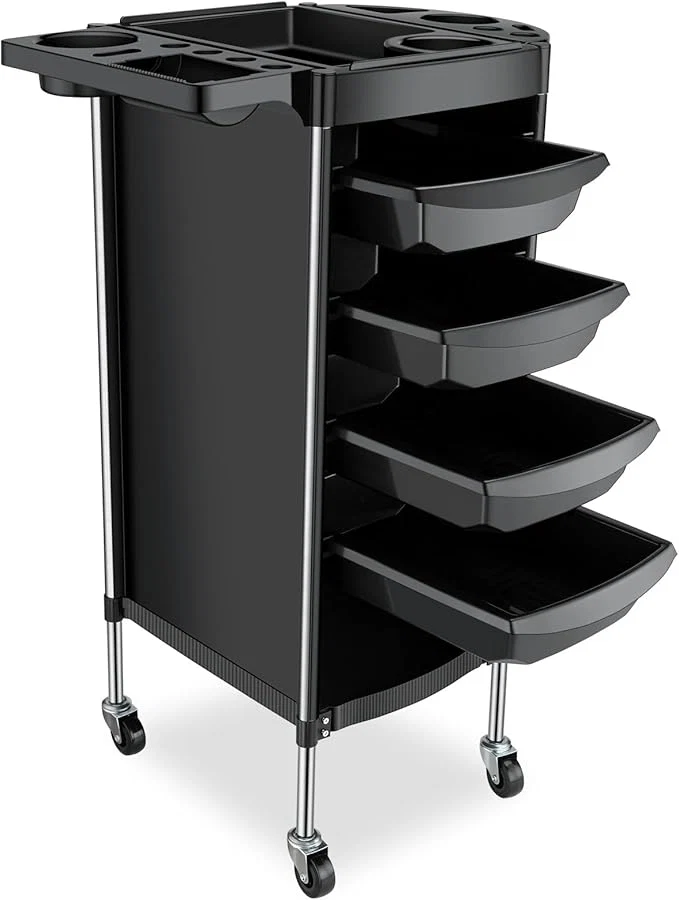 Outstanding Noverlife Hair Salon Storage Tool Cart 6-Layer Salon Cart Green