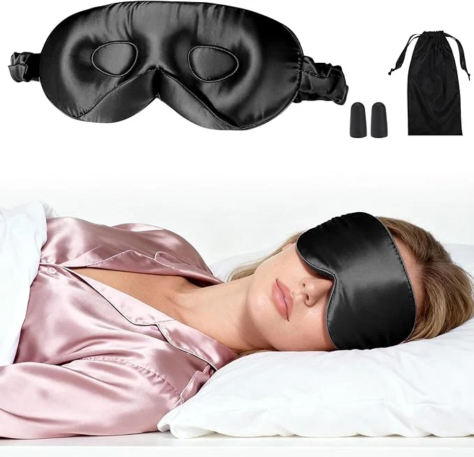 Unique VOCOSTE 22 Momme Pure Silk Sleep Mask Contemporary