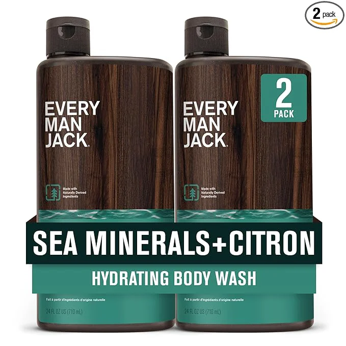 Exclusive Every Man Jack Nourishing Sea Minerals Citron Mens Body Wash Luxury