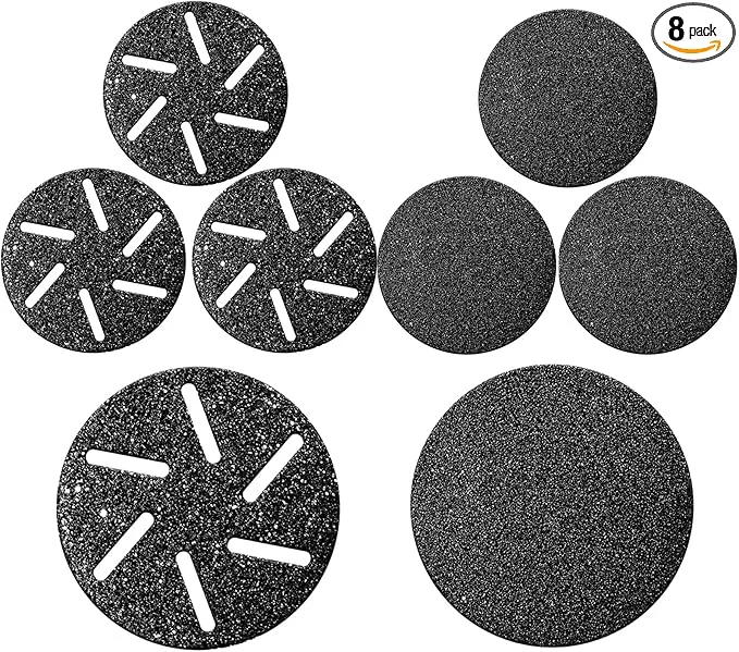 Secure 8 Pcs Refill Rollers for Hoxida Electric Foot Callus Remover Pedicure Tools Stylish