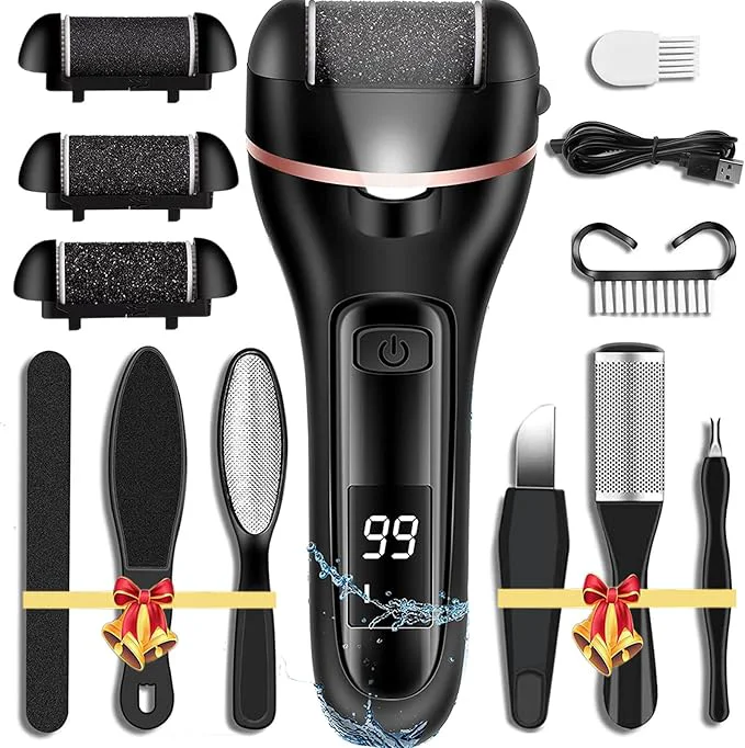 Long-Lasting Callus Remover for Feet Electric Foot File 13-in-1 Professional Pedicure Tools Lightweight