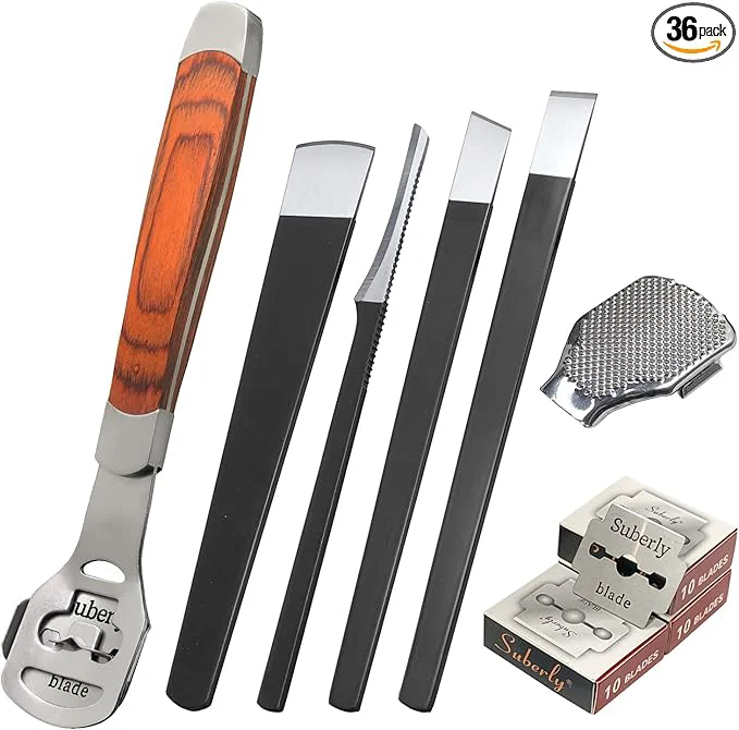Artisan 36 Pcs Callus Shaver for Feet Set Foot Callus Shaver Pure