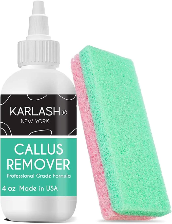 Excellent Karlash Callus Remover Gel for Feet and Foot Pumice Stone Scrubber Kit Remove Trusted
