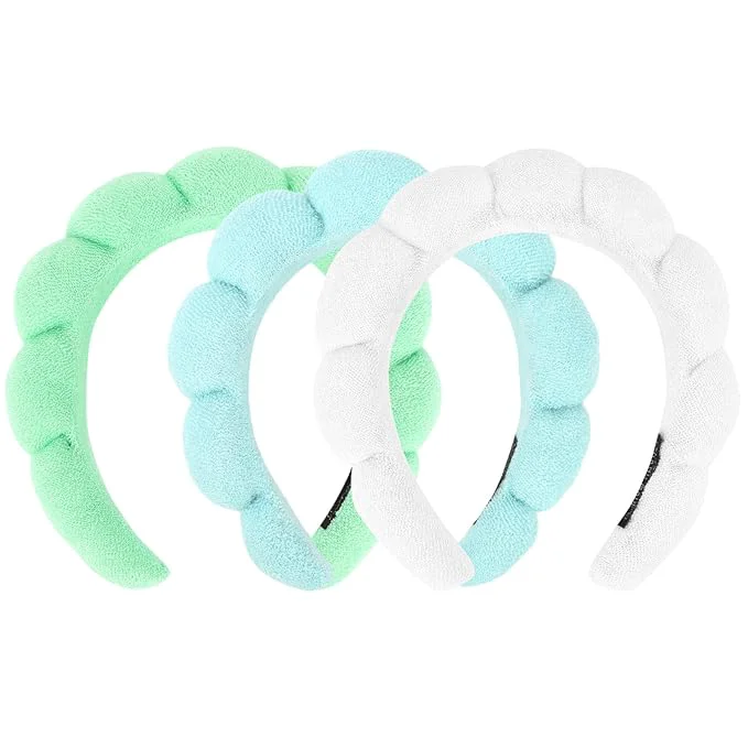 Recyclable Spa Headband 3 Pack Soft Terry Cloth Hairband Innovative