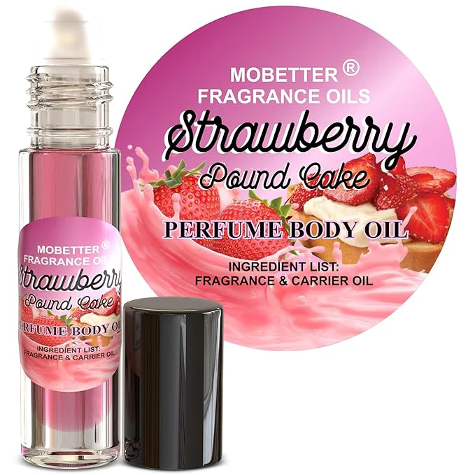 High-End MOBETTER FRAGRANCE OILS Strawberry Pound Cake Perfume body oil fragrance Prestigious
