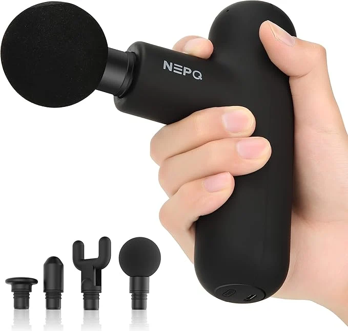 Elite NEPQ Mini Massage Gun Powerful Fascial Gun Portable Deep Tissue Percussion Reusable