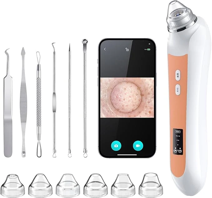 Refined Facial Pore Blackhead Remover Vacuum 1080P Camera Blackhead Remover 20x Zoom Consistent