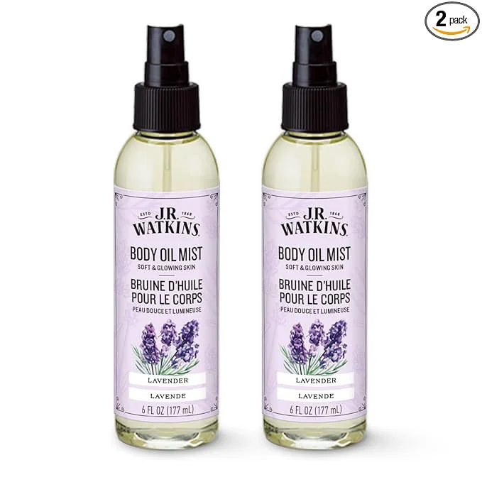 Effective J.R. Watkins Naturally Hydrating Body Oil Mist 6 fl oz 2 Pack Specialty