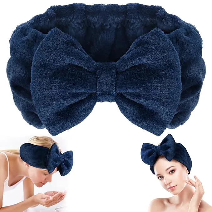 Sophisticated Shintop Face Wash Headband Soft Spa Headband Carol Fleece Makeup Headwear Healthy