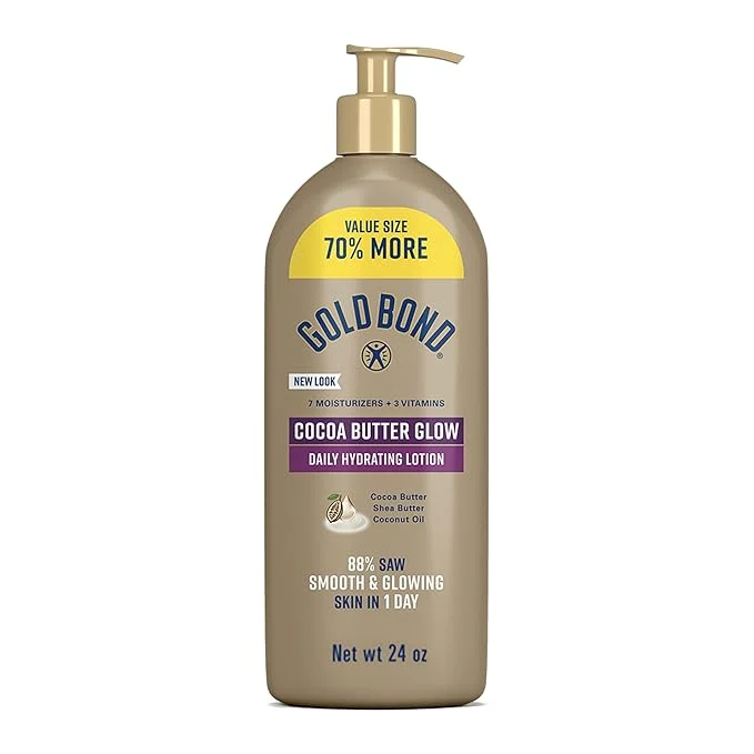Secure Gold Bond Cocoa Butter Glow Daily Hydrating Lotion Original Design