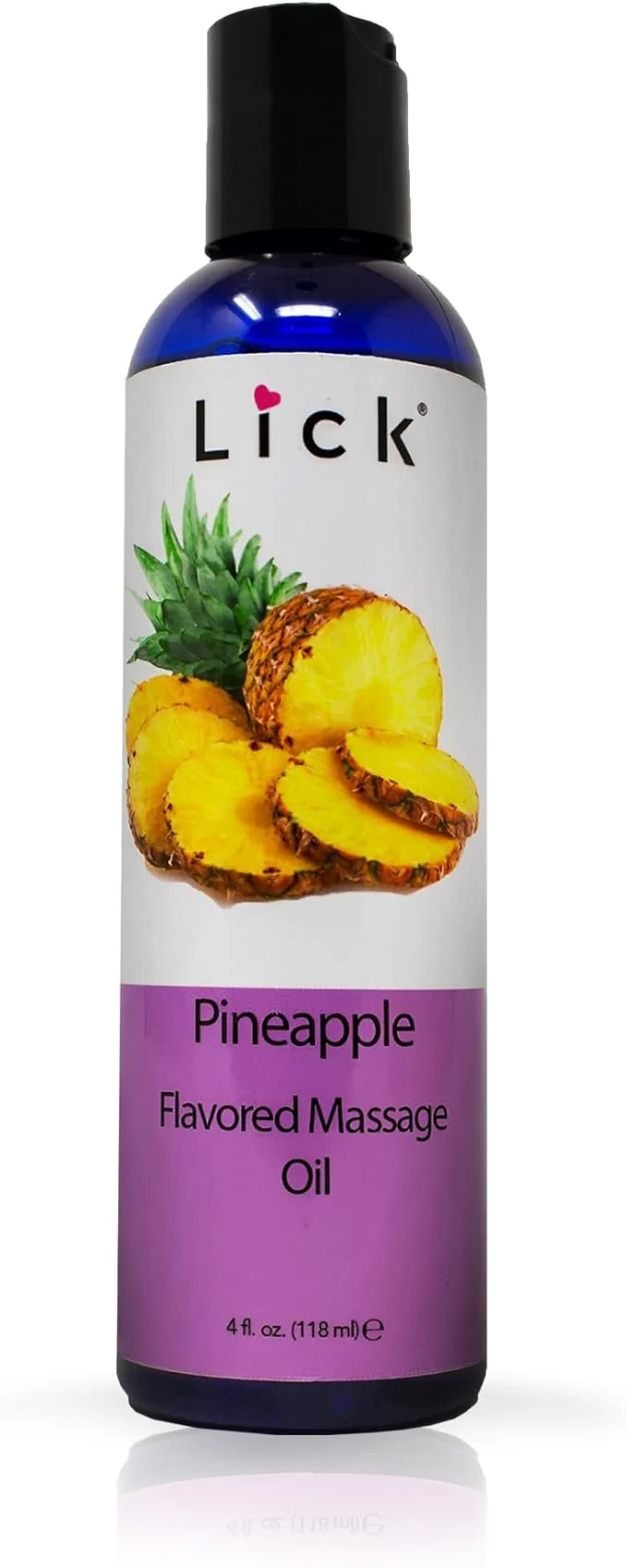 Consistent Lick Pineapple Flavored Massage Oil – Sweet Tropical Edible Massage Oil Selected