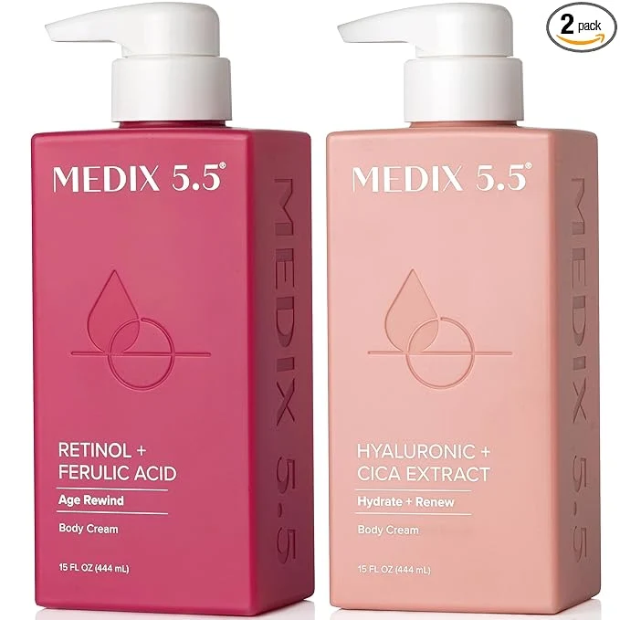 Smooth Medix 5.5 Retinol Body Lotion Hyaluronic Acid Cream Moisturizer Body Face Enhanced