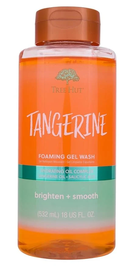 Trusted Tree Hut Tangerine Foaming Gel Wash Hydrating Moisturizing Body Wash World-Class