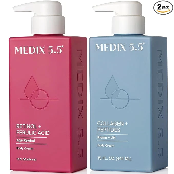 Enhanced Medix 5.5 Retinol Cream Collagen Cream Skincare Set Moisturizer Body Face Safe