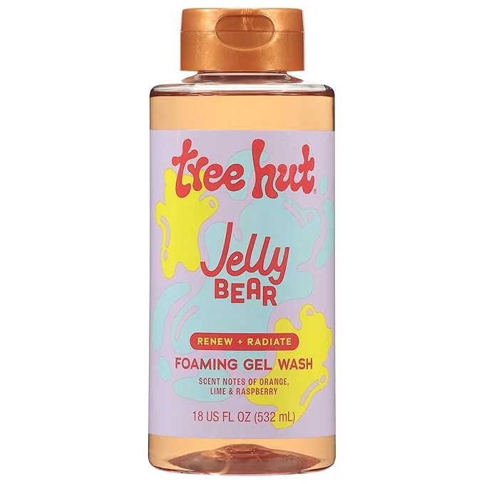 Premium Material Tree Hut Jelly Bear Foaming Gel Body Wash Hydrating Moisturizing Shower Gel Advanced