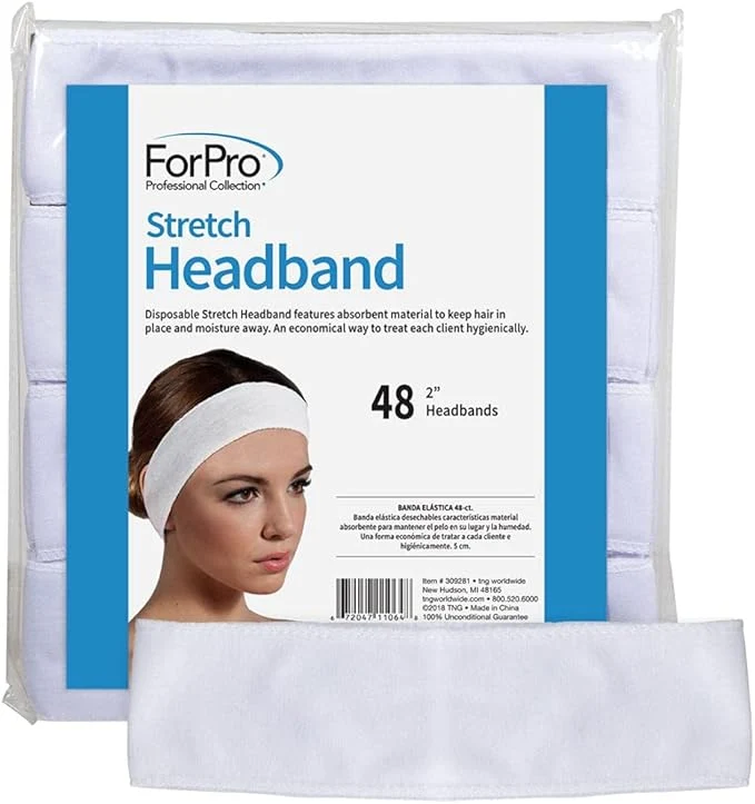 Breathable ForPro Professional Collection Stretch Headbands Minimalist