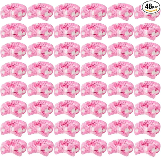 Safe Tigeen 48 Pieces Spa Headband Bulk Headband Smart