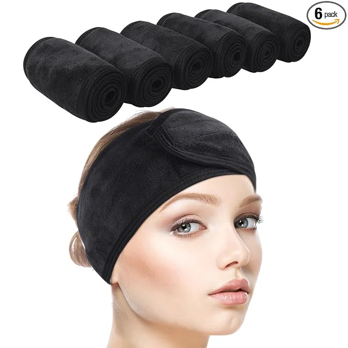 Reusable SINLAND Spa Headband for Women Ultra Soft Adjustable Makeup Hair Band Eco-Friendly