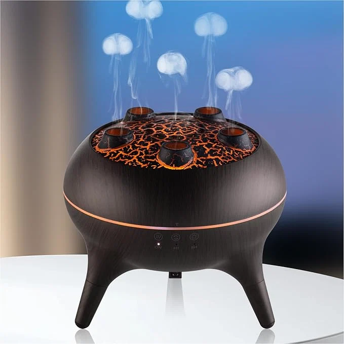 Fashionable Essential Oil Diffuser 250ML Jellyfish Diffuser Air Humidifiers Sound Pickup Easy-to-Use