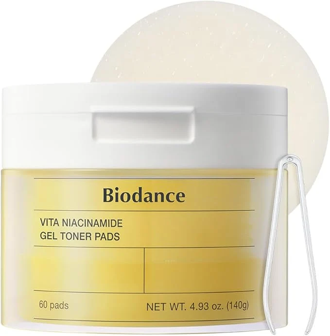 Traditional Biodance Vita Niacinamide Gel Toner Pads Dark Spot Corrector Evening Skin Tone First-Class