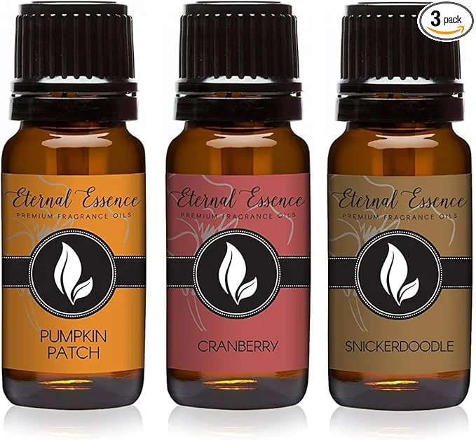 Safe Trio – Pumpkin Patch Cranberry Snickerdoodle – Premium Fragrance Oil Trio –
