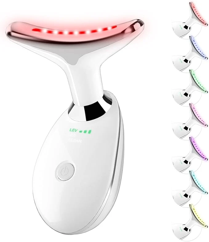 Exclusive Red Light Therapy for Face 7 Color LED Facial Light Therapy Wand for Skin Care Effective