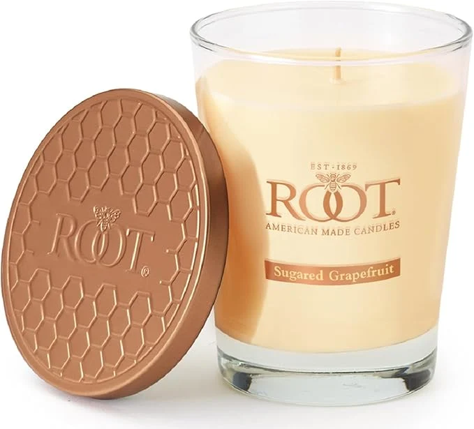 Functional Root Candles Scented Candles Honeycomb Beeswax Blend Premium Handcrafted Candle Detailed