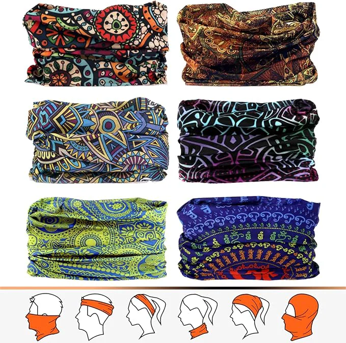 Authentic Venswell Neck Gaiter Face Mask Men Women Seamless Bandana Rave Face Cover Fast