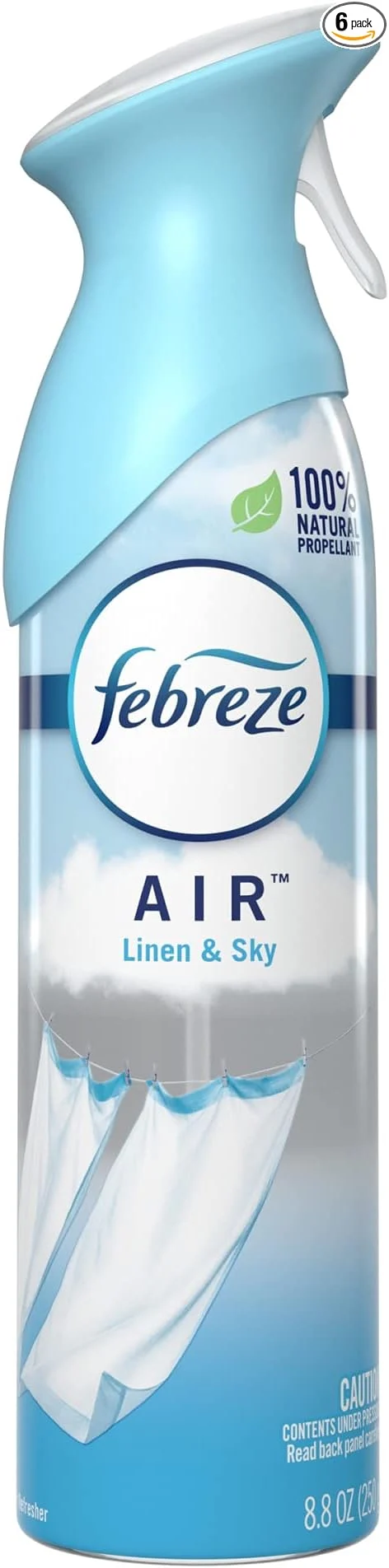 First-Class Febreze® Odor-Fighting Air Fresheners Linen Sky™ 8.8 Oz Carton Of 6 High-End