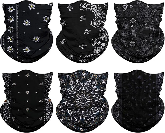 User-Friendly Venswell Neck Gaiter Face Mask Men Women Seamless Bandana Rave Face Cover Excellent