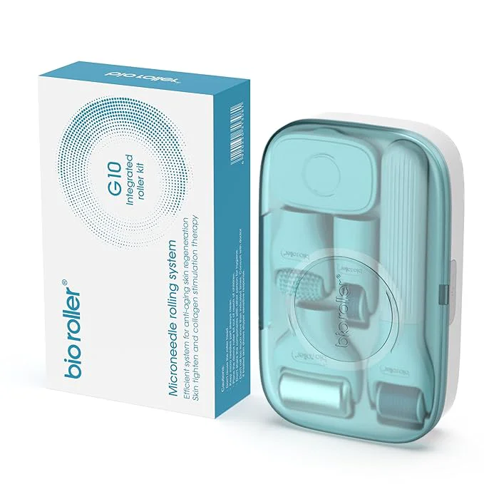 Comfortable 10 In 1 roller kit Face Massager Jade Ice Roller Microneedling Derma Rolling Soft