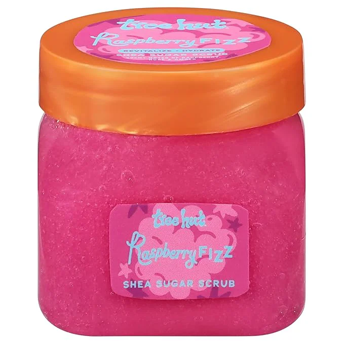 Specialty Tree Hut Mini Raspberry Fizz Shea Sugar Scrub Exfoliating Body Scrub Travel Professional