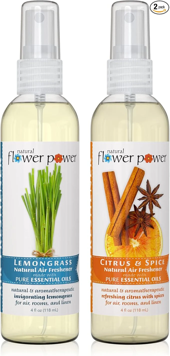 Recyclable Natural Flower Power Air Freshener Spray Fine Crafted