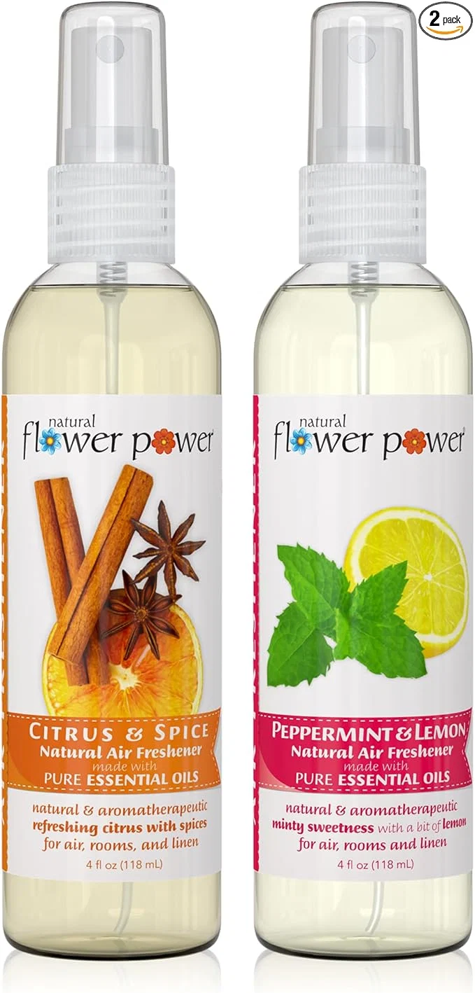 Easy-to-Use Natural Flower Power Air Freshener Spray Verified
