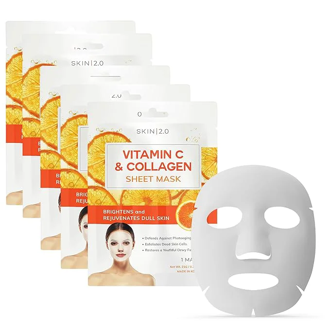 Top-Quality Skin 2.0 Vitamin C Collagen Sheet Mask Elite