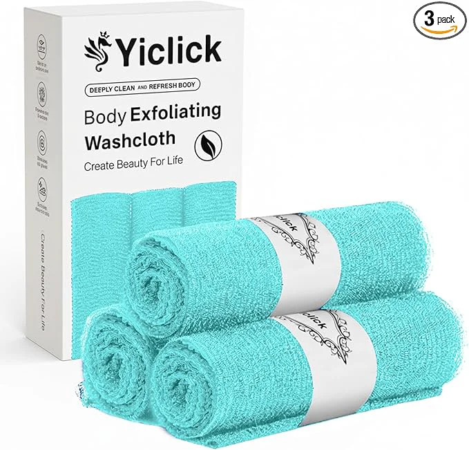 Official Yiclick Exfoliating Washcloth Towel Japanese Exfoliating Wash Cloth Korean High-Grade