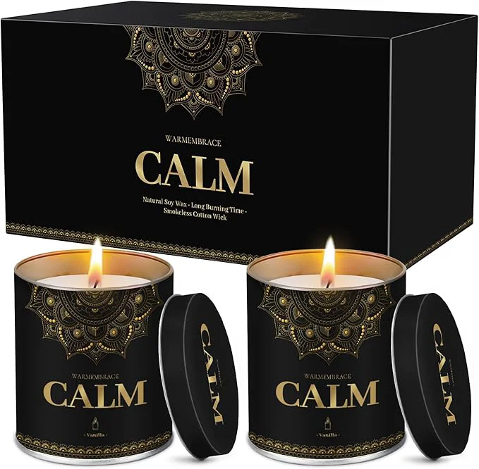 Clean WarmEmbrace Scented Candles 9 Oz Candle Sets Functional